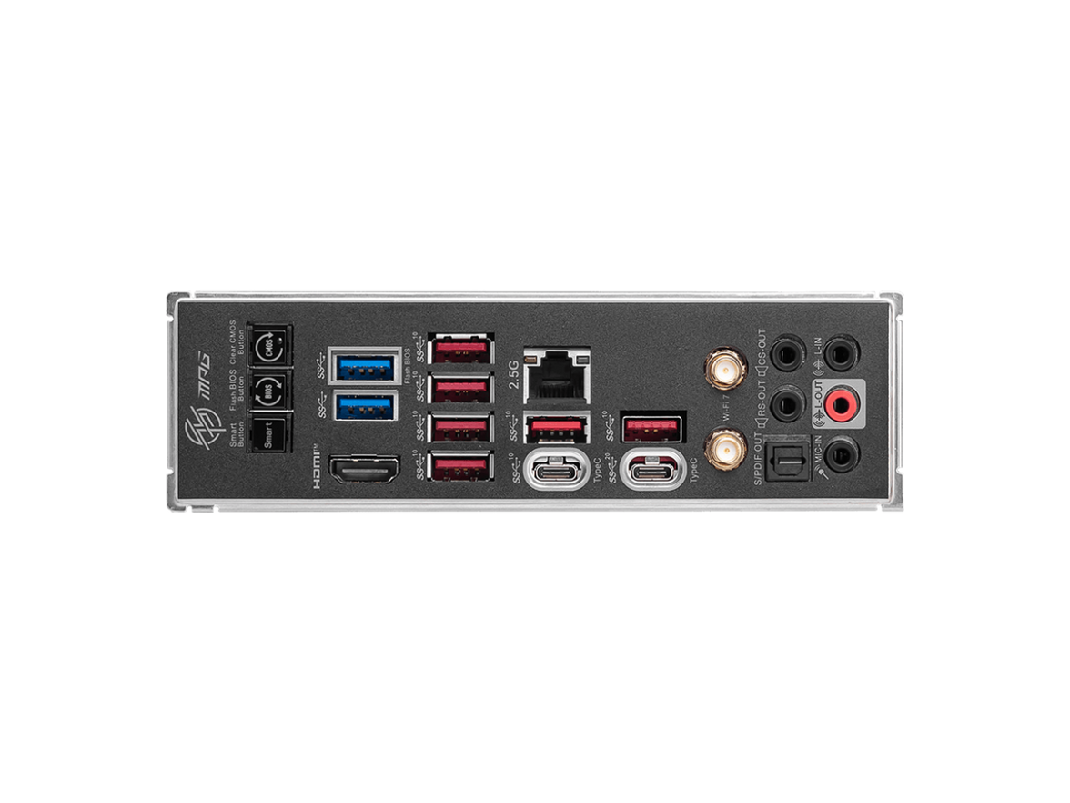 MSI MPG Z790 CARBON WIFI II LGA 1700 DDR5 6x SATA 6G PCI-E x16 slot 5x M.2 2.5Gbps LAN Wi-Fi 7 Solution ATX Motherboard