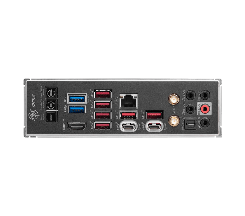 MSI MPG Z790 CARBON WIFI II LGA 1700 DDR5 6x SATA 6G PCI-E x16 slot 5x M.2 2.5Gbps LAN Wi-Fi 7 Solution ATX Motherboard