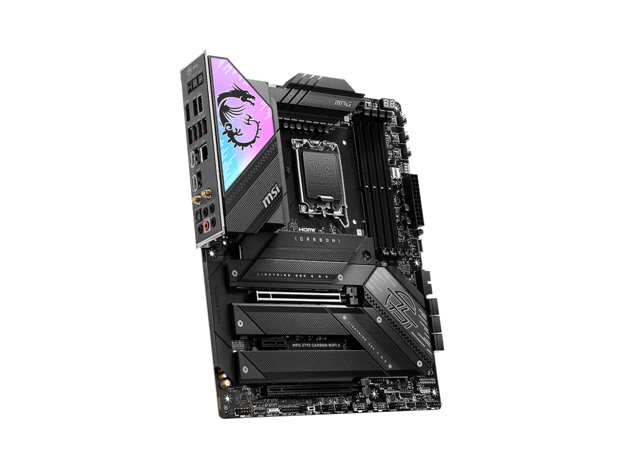 MSI MPG Z790 CARBON WIFI II LGA 1700 DDR5 6x SATA 6G PCI-E x16 slot 5x M.2 2.5Gbps LAN Wi-Fi 7 Solution ATX Motherboard