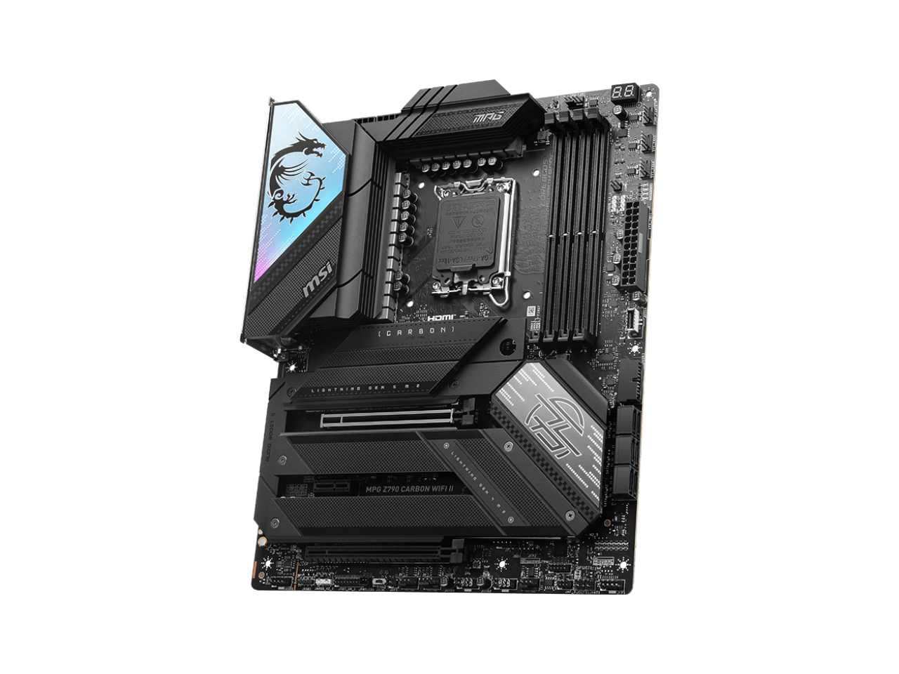 MSI MPG Z790 CARBON WIFI II LGA 1700 DDR5 6x SATA 6G PCI-E x16 slot 5x M.2 2.5Gbps LAN Wi-Fi 7 Solution ATX Motherboard