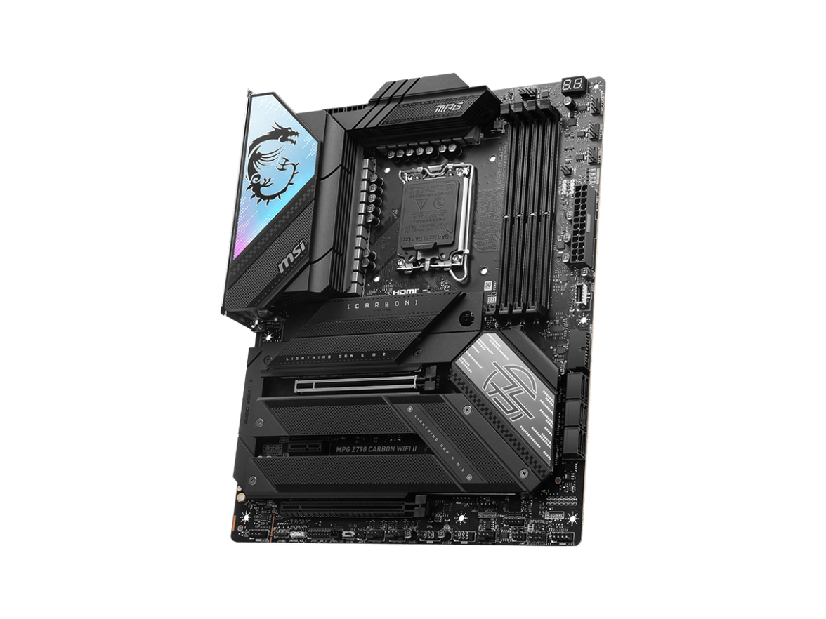 MSI MPG Z790 CARBON WIFI II LGA 1700 DDR5 6x SATA 6G PCI-E x16 slot 5x M.2 2.5Gbps LAN Wi-Fi 7 Solution ATX Motherboard