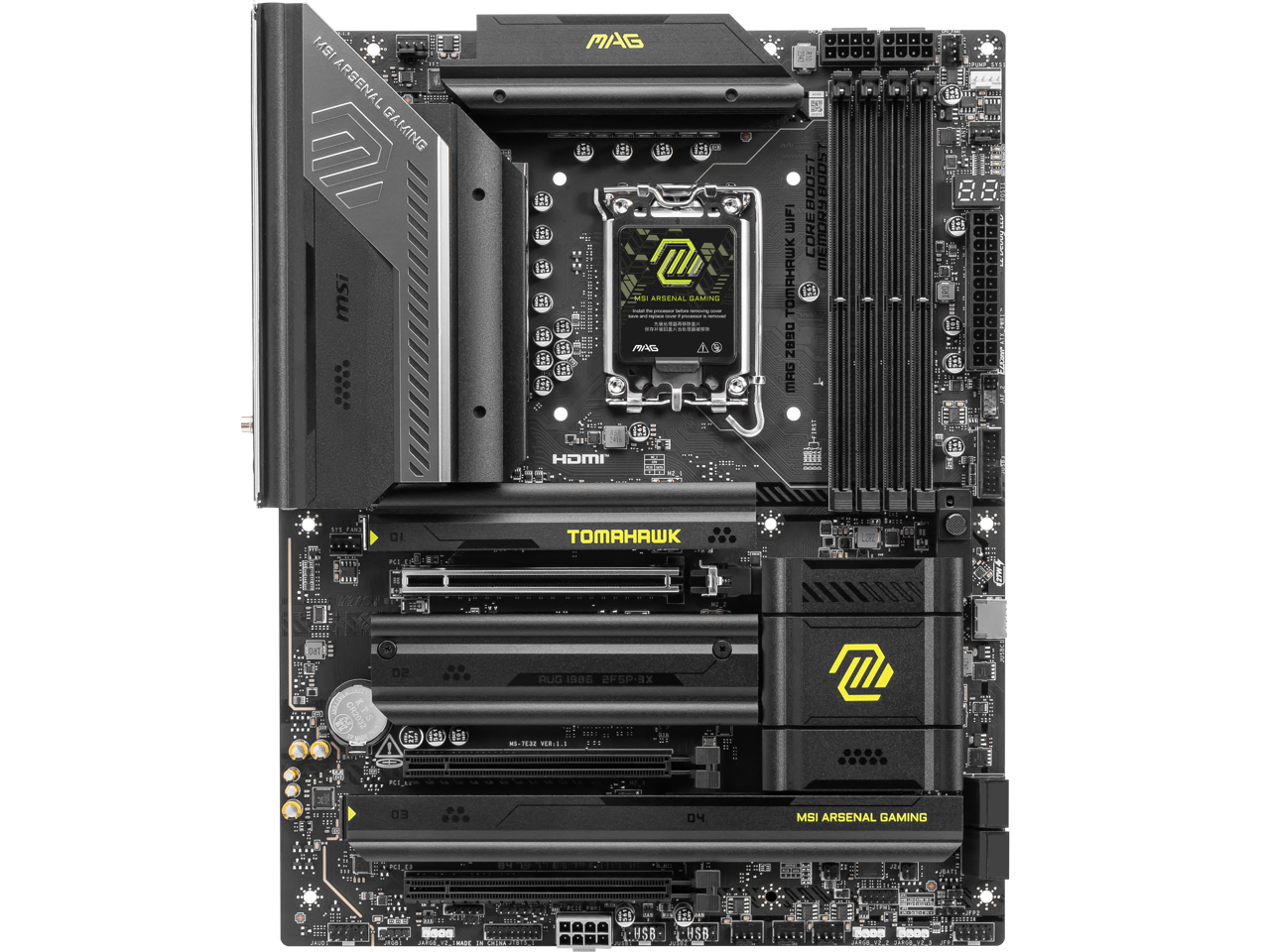 MSI MAG Z890 TOMAHAWK WIFI LGA 1851 Intel Z890 SATA 6Gb/s ATX Motherboard