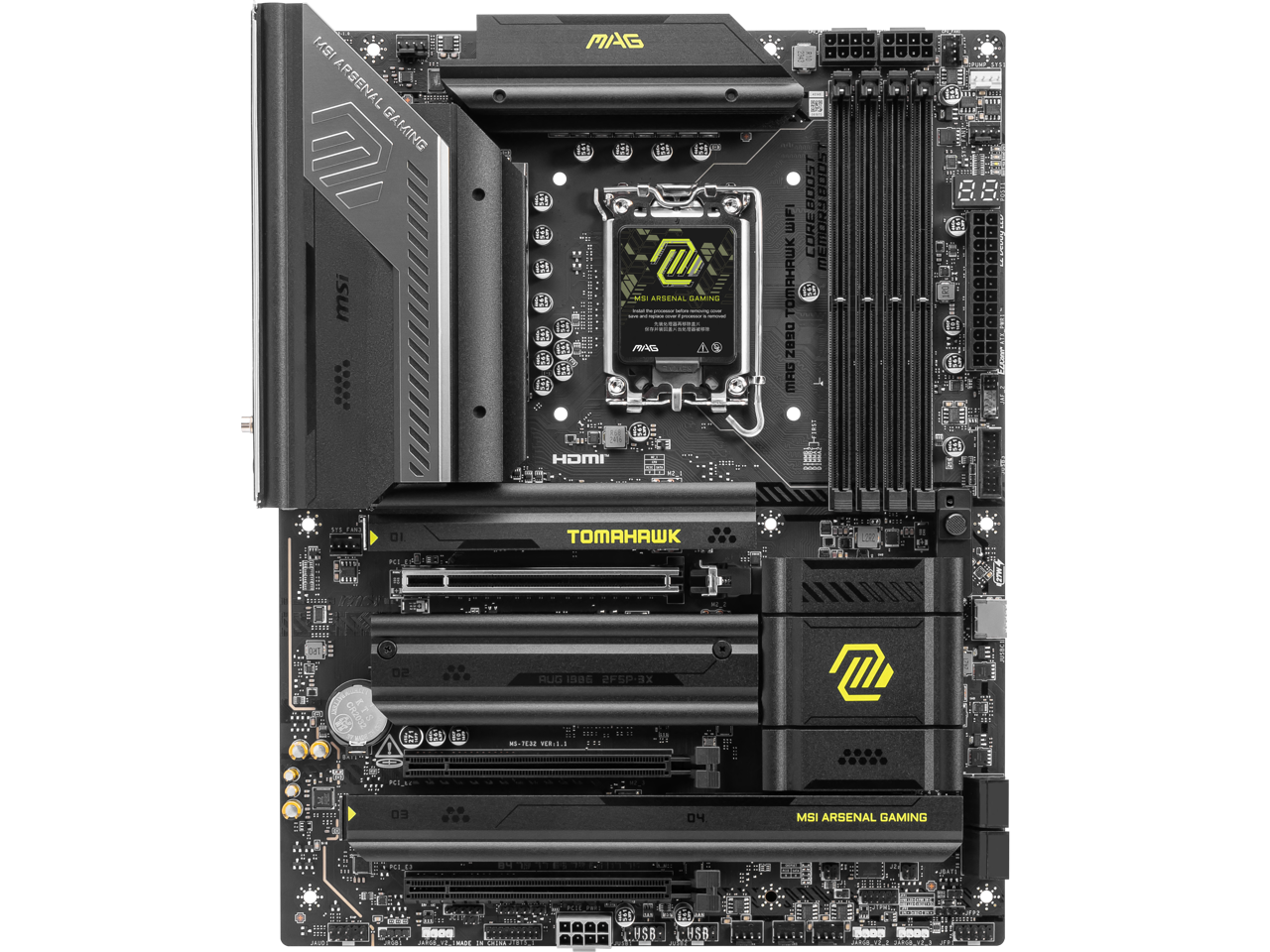 MSI MAG Z890 TOMAHAWK WIFI LGA 1851 Intel Z890 SATA 6Gb/s ATX Motherboard