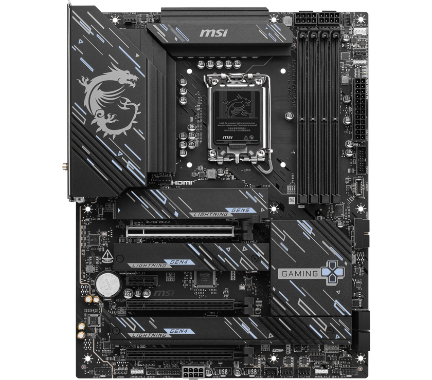 MSI Z890 GAMING PLUS WIFI LGA 1851 Intel Z890 SATA 6Gb/s ATX Motherboard