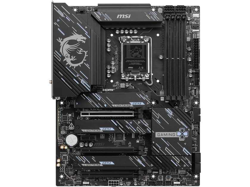 MSI Z890 GAMING PLUS WIFI LGA 1851 Intel Z890 SATA 6Gb/s ATX Motherboard