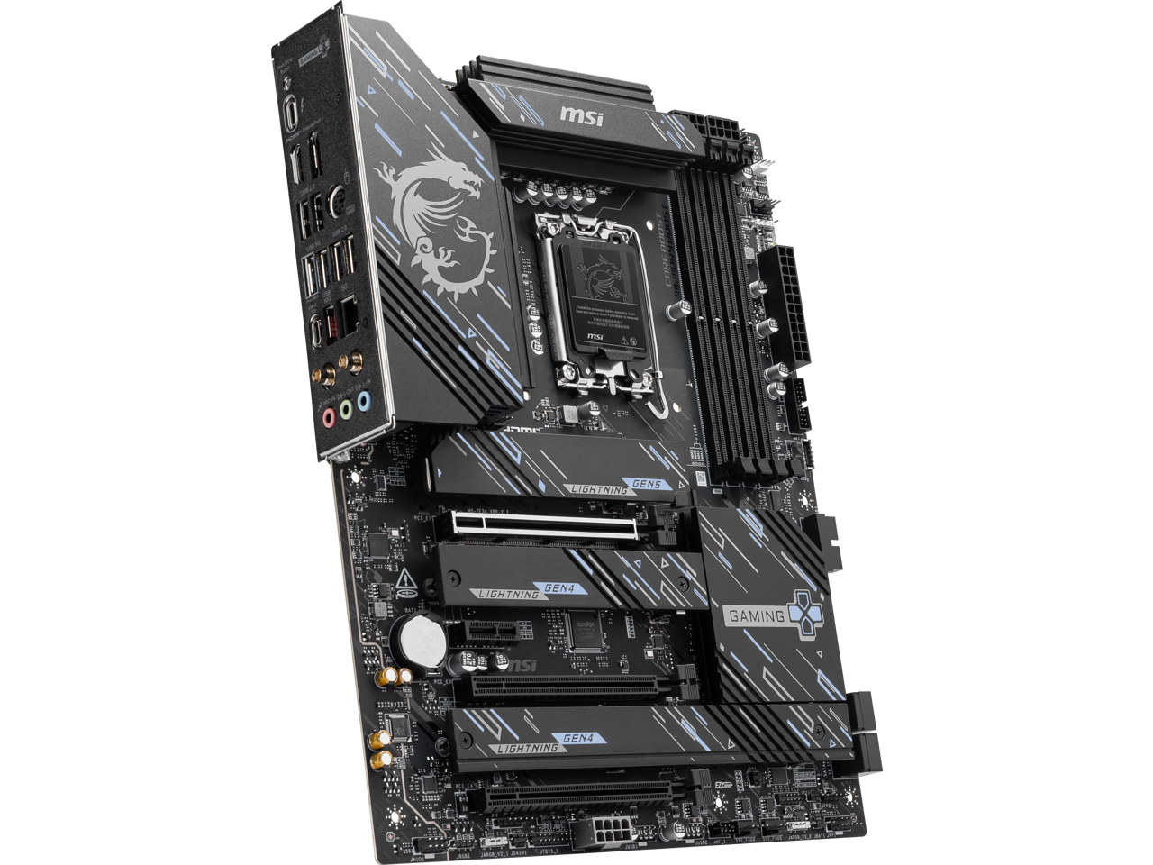 MSI Z890 GAMING PLUS WIFI LGA 1851 Intel Z890 SATA 6Gb/s ATX Motherboard