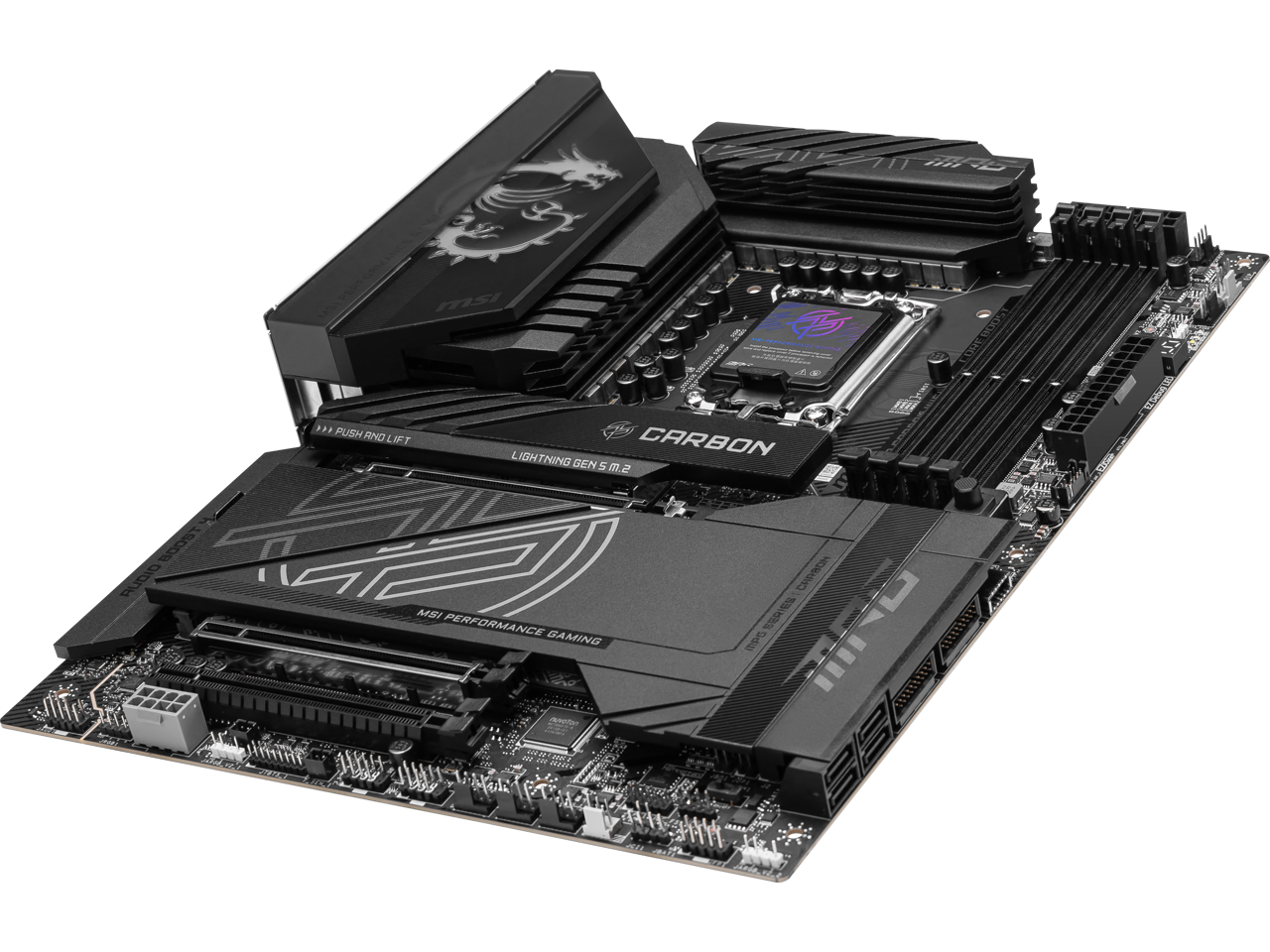 MSI MPG Z890 CARBON WIFI LGA 1851 Intel Z890 SATA 6Gb/s ATX Motherboard