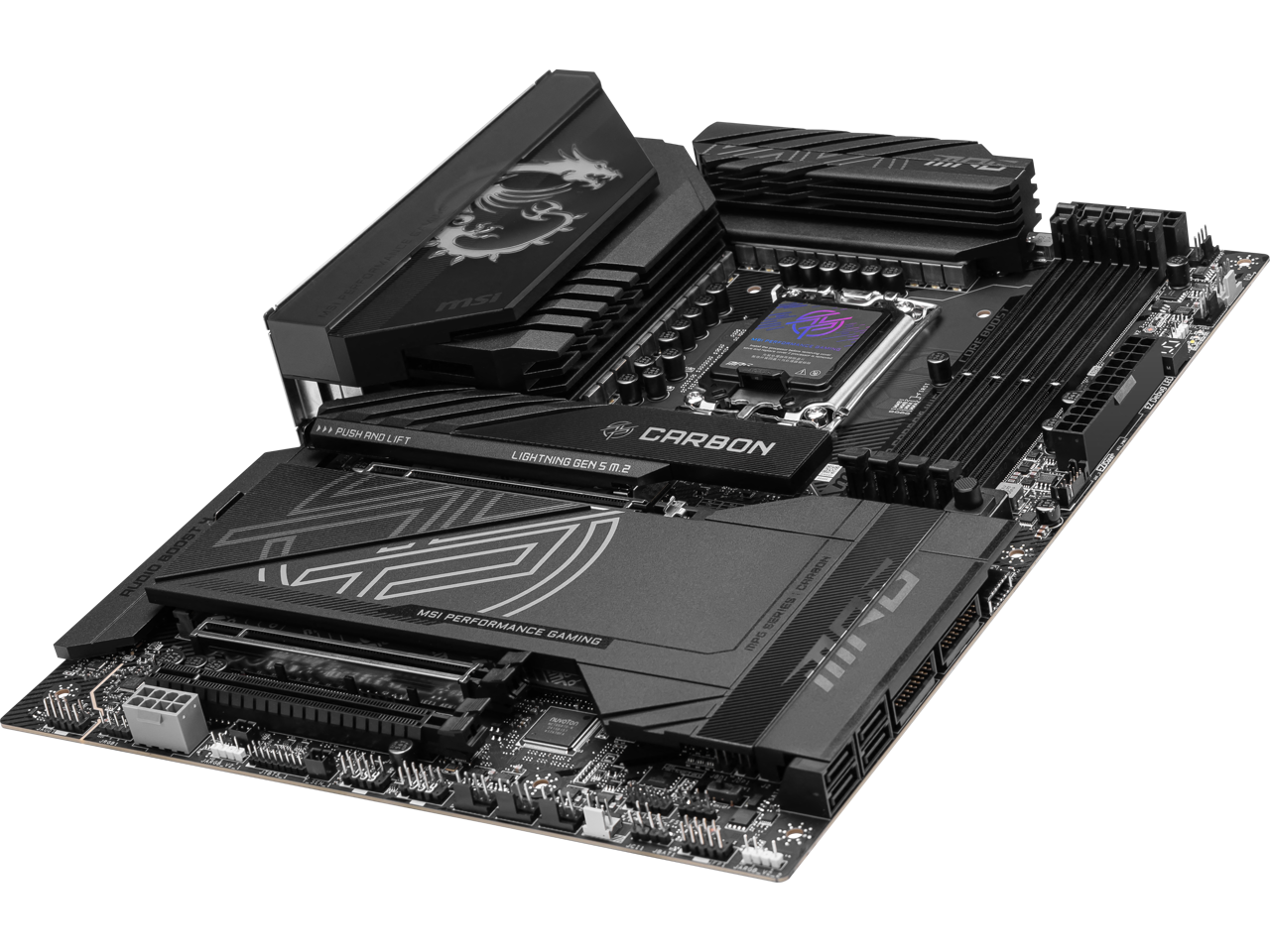 MSI MPG Z890 CARBON WIFI LGA 1851 Intel Z890 SATA 6Gb/s ATX Motherboard