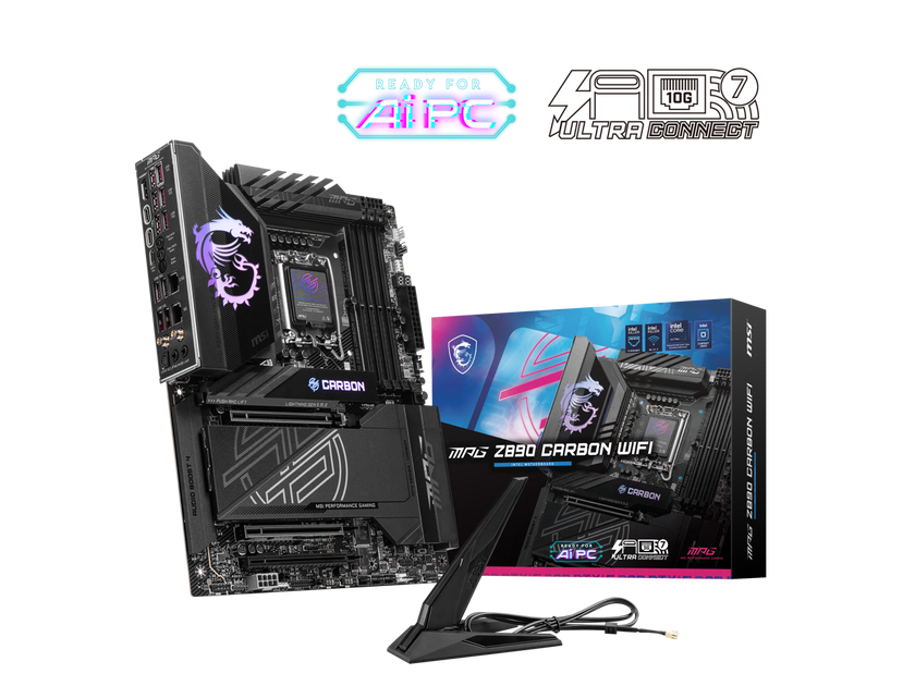 MSI MPG Z890 CARBON WIFI LGA 1851 Intel Z890 SATA 6Gb/s ATX Motherboard