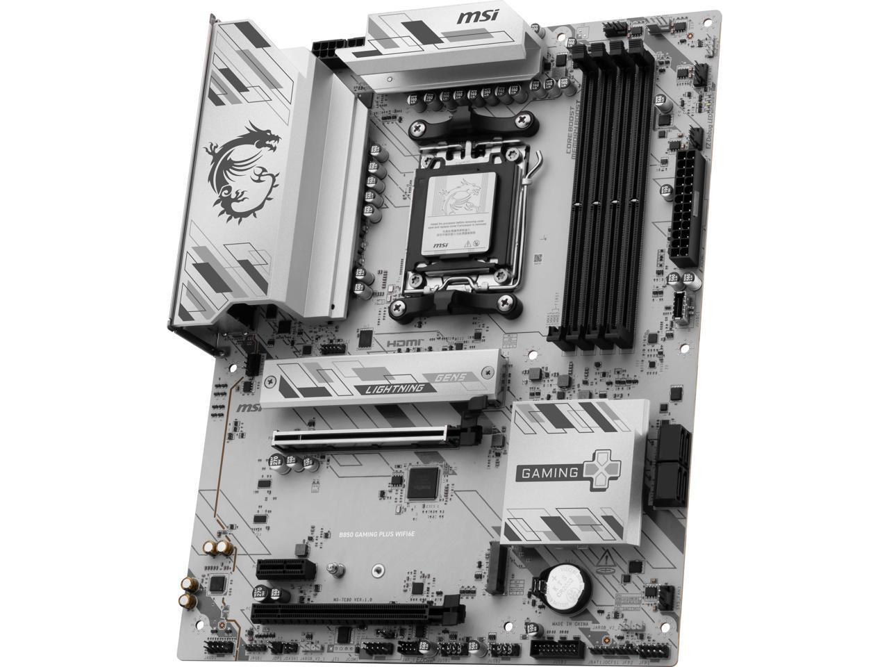 MSI B850 GAMING PLUS WIFI6E AM5 AMD B850 SATA 6Gb/s 5G Network Wi-Fi7 DDR5 Motherboard