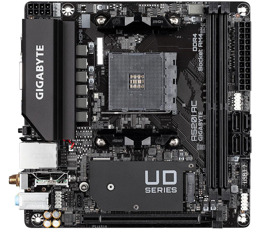 GIGABYTE A520I AC AM4 AMD A520 SATA 6Gb/s Mini ITX AMD Motherboard