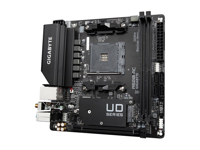 GIGABYTE A520I AC AM4 AMD A520 SATA 6Gb/s Mini ITX AMD Motherboard