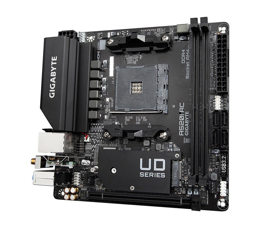 GIGABYTE A520I AC AM4 AMD A520 SATA 6Gb/s Mini ITX AMD Motherboard