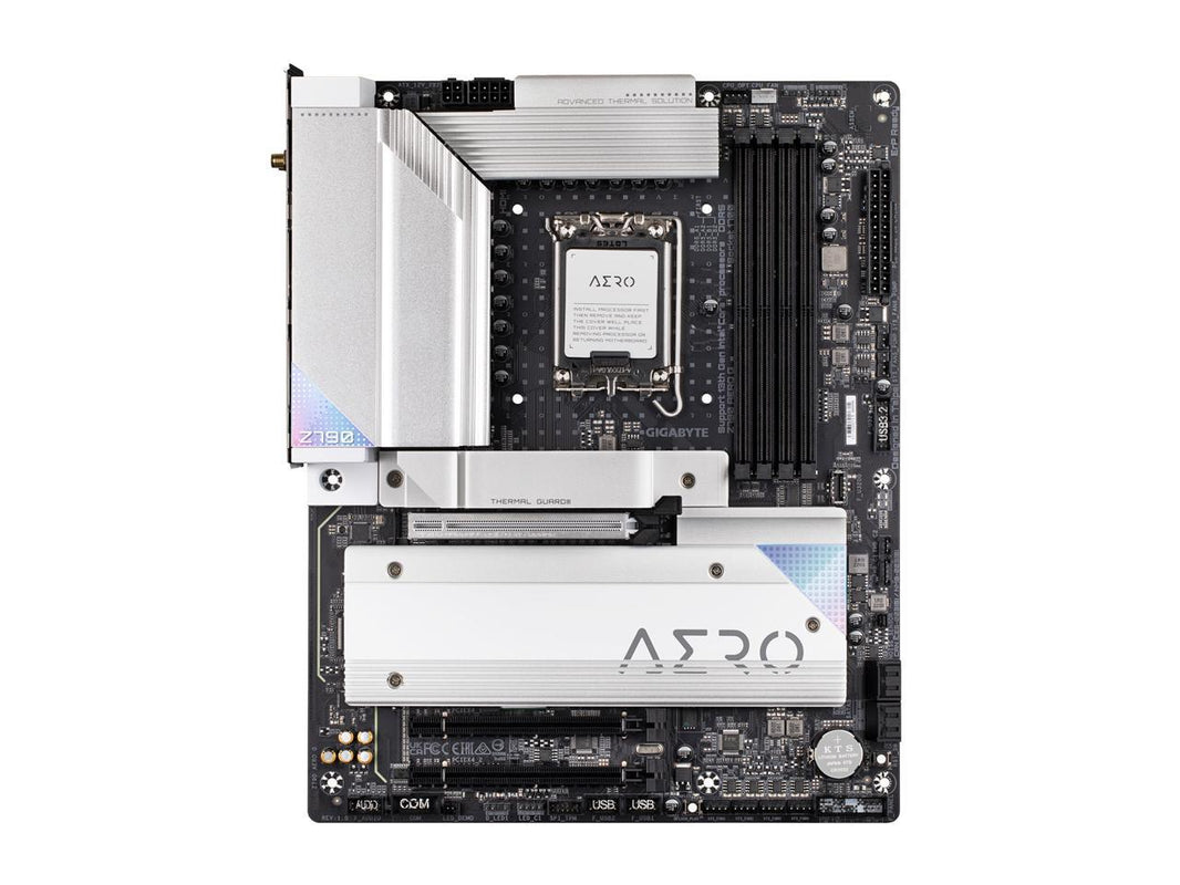 GIGABYTE Z790 AERO G LGA 1700 Intel Z790 ATX Motherboard with DDR5, 5* 5.0 M.2, PCIe 5.0, USB 3.2 Gen2X2 Type-C, WiFi 6E, Intel 2.5GbE LAN