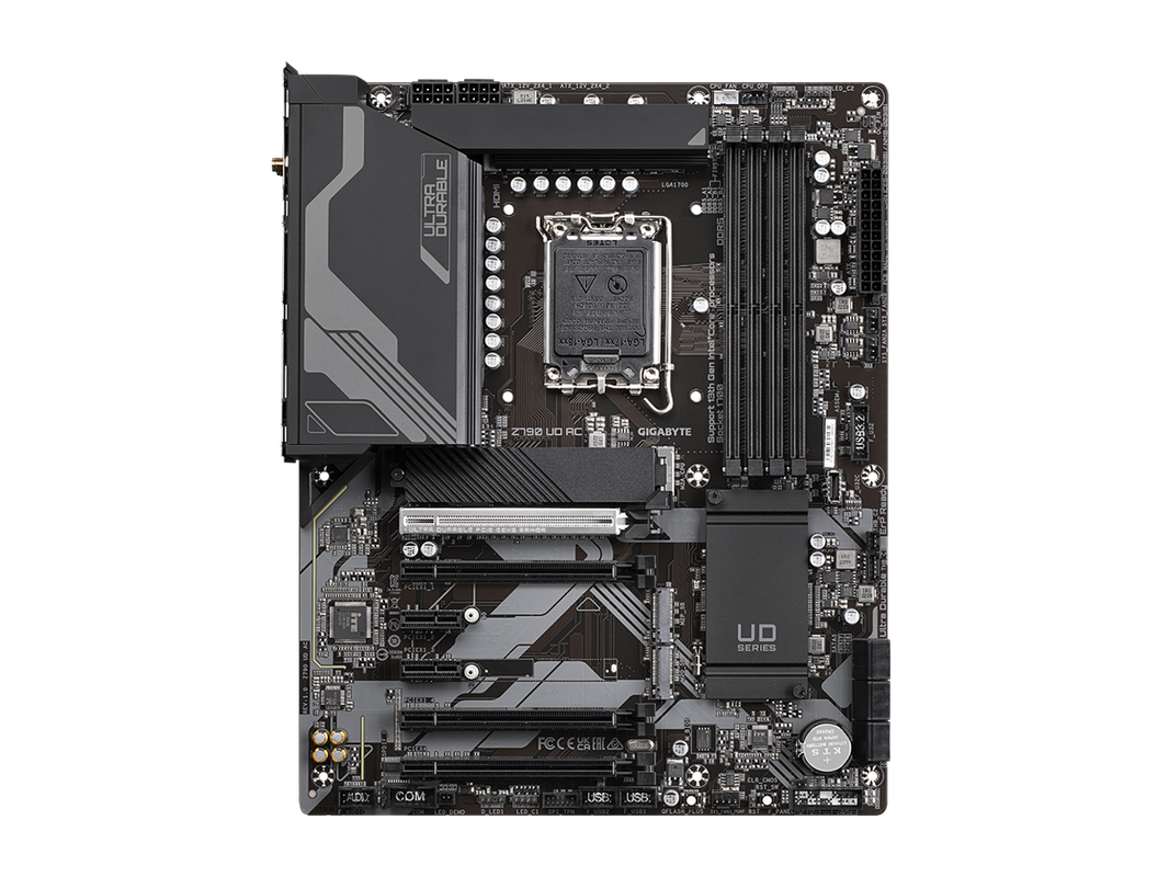 GIGABYTE Z790 UD AC LGA 1700 Intel Z790 ATX Motherboard with DDR5, Triple M.2, PCIe 5.0, USB 3.2 Gen2X2 Type-C, Intel Wi-Fi, 2.5GbE LAN, PCIe EZ-Latch, Multi-Key