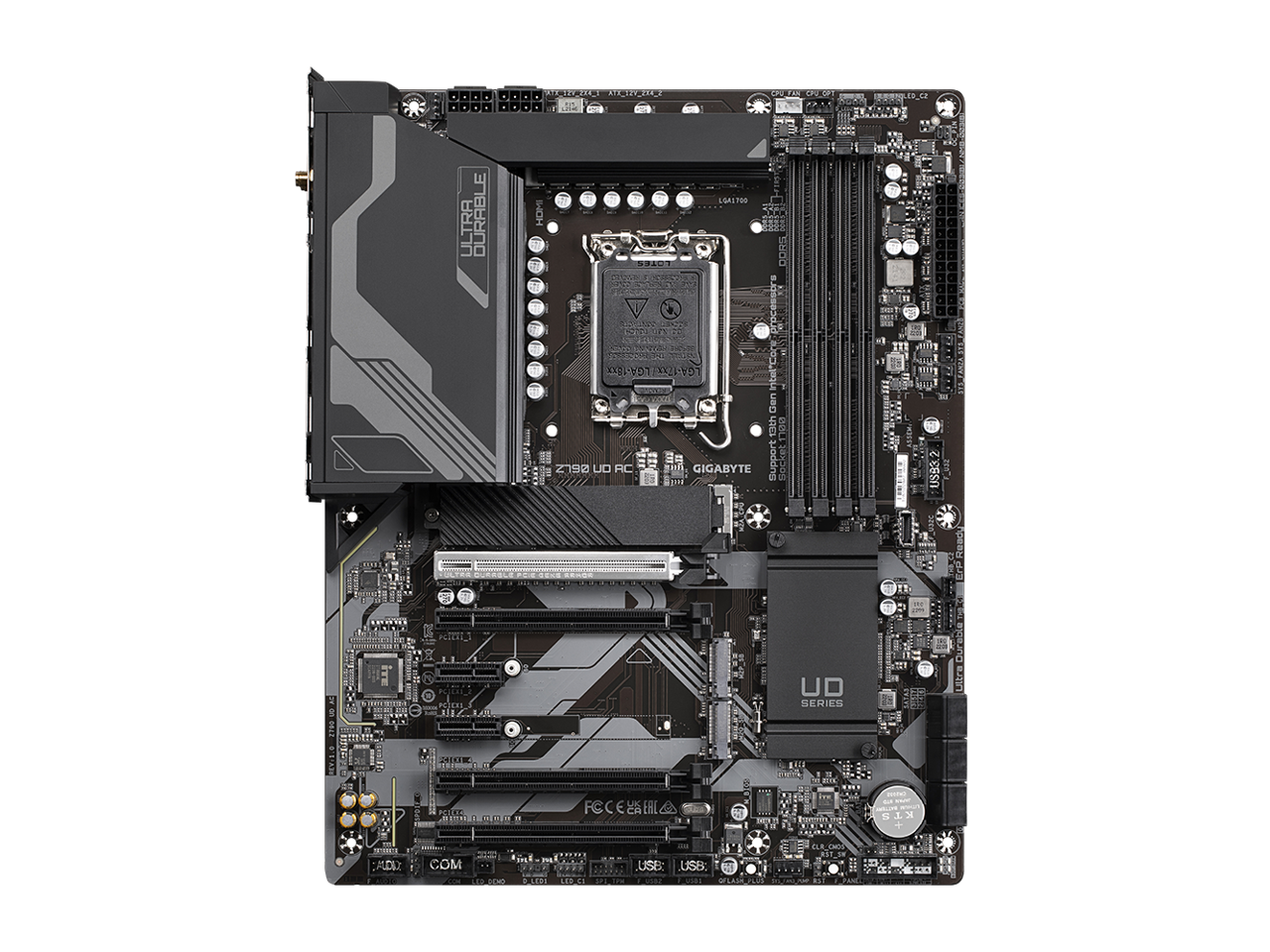 GIGABYTE Z790 UD AC LGA 1700 Intel Z790 ATX Motherboard with DDR5, Triple M.2, PCIe 5.0, USB 3.2 Gen2X2 Type-C, Intel Wi-Fi, 2.5GbE LAN, PCIe EZ-Latch, Multi-Key