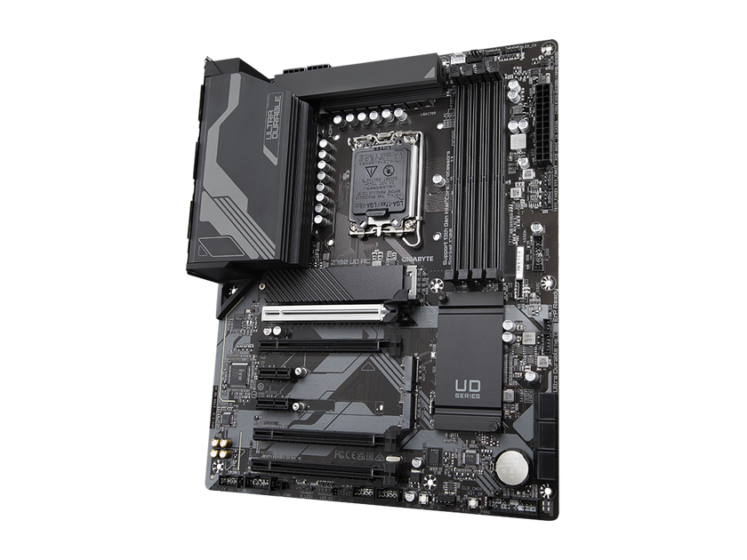 GIGABYTE Z790 UD AC LGA 1700 Intel Z790 ATX Motherboard with DDR5, Triple M.2, PCIe 5.0, USB 3.2 Gen2X2 Type-C, Intel Wi-Fi, 2.5GbE LAN, PCIe EZ-Latch, Multi-Key