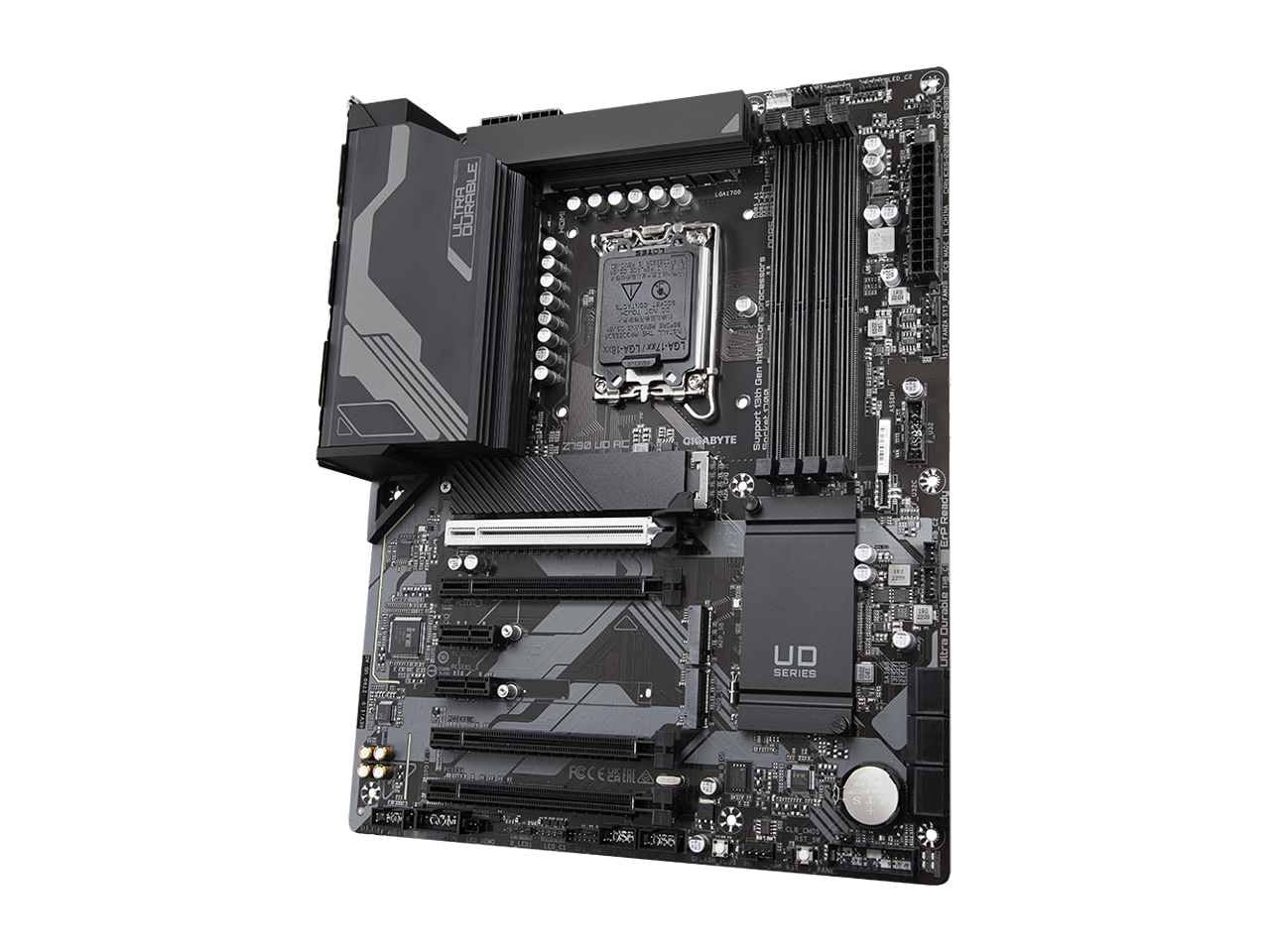 GIGABYTE Z790 UD AC LGA 1700 Intel Z790 ATX Motherboard with DDR5, Triple M.2, PCIe 5.0, USB 3.2 Gen2X2 Type-C, Intel Wi-Fi, 2.5GbE LAN, PCIe EZ-Latch, Multi-Key