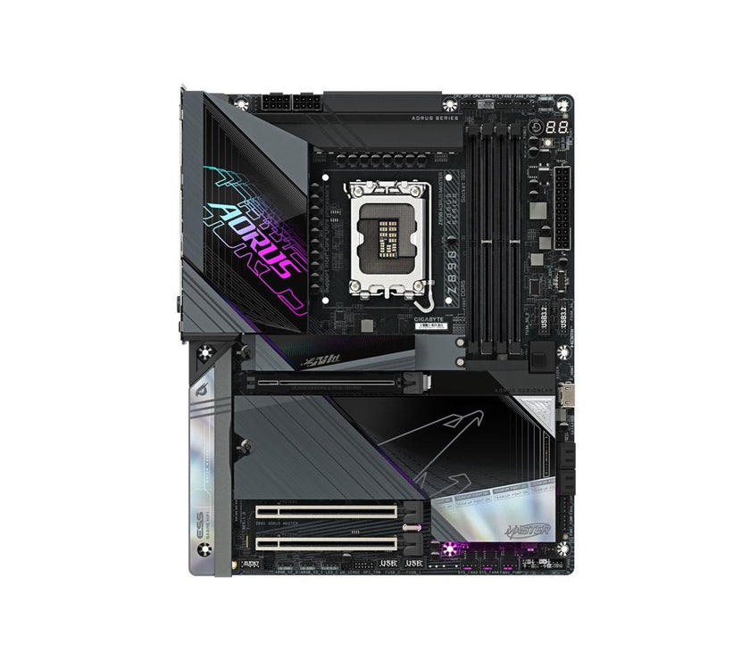 GIGABYTE Z890 AORUS MASTER Ultra Core (Series 2) LGA 1851, ATX, DDR5, 5x M.2, PCIe 5.0, Thunderbolt 4, WIFI7, 10GbE LAN, EZ-Latch