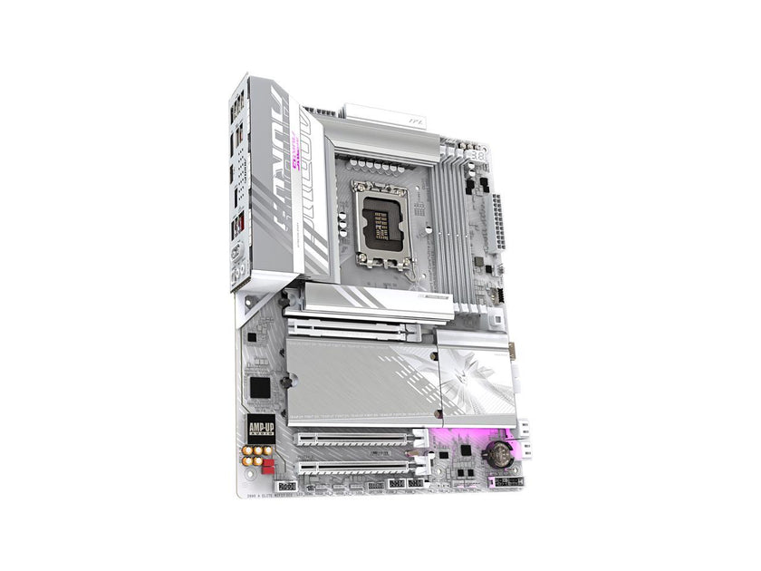 GIGABYTE Z890 AORUS ELITE WIFI7 ICE Ultra Core (Series 2) LGA 1851, ATX, DDR5, 4x M.2, PCIe 5.0, Thunderbolt 4, WIFI7, 2.5GbE LAN, EZ-Latch