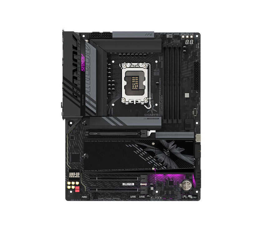 GIGABYTE Z890 AORUS ELITE WIFI7 Ultra Core (Series 2) LGA 1851, ATX, DDR5, 4x M.2, PCIe 5.0, Thunderbolt 4, WIFI7, 2.5GbE LAN, EZ-Latch