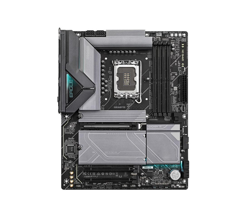 GIGABYTE Z890 EAGLE WIFI7 Ultra Core (Series 2) LGA 1851, ATX, DDR5, 4x M.2, PCIe 5.0, USB4, WIFI7, 2.5GbE LAN, EZ-Latch