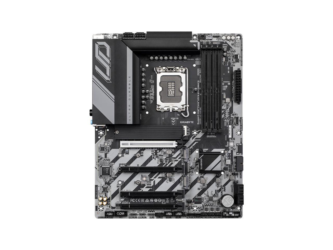 GIGABYTE Z890 UD WIFI6E Ultra Core (Series 2) LGA 1851, ATX, DDR5, 3x M.2, PCIe 5.0, Front USB Type-C, WIFI6E, 2.5GbE LAN, EZ-Latch