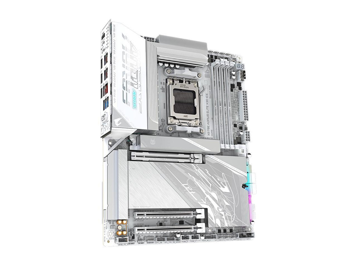 GIGABYTE X870E AORUS ELITE X3D ICE AM5 AMD X870E ATX Motherboard