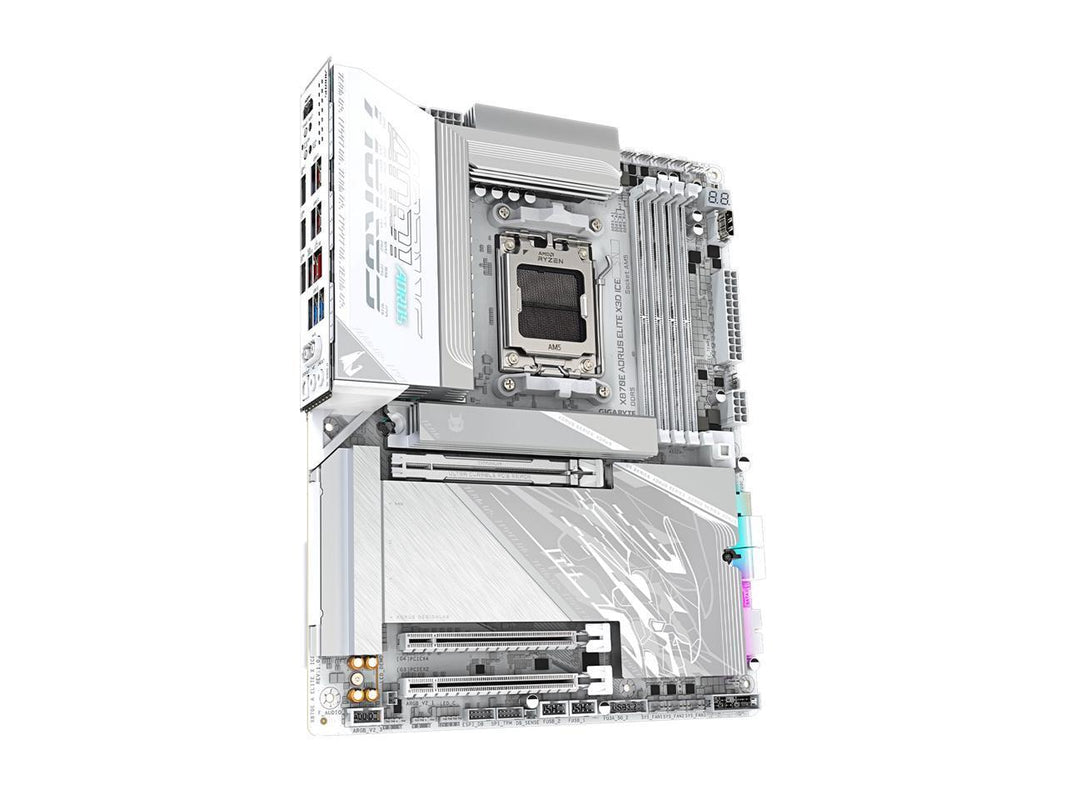 GIGABYTE X870E AORUS ELITE X3D ICE AM5 AMD X870E ATX Motherboard