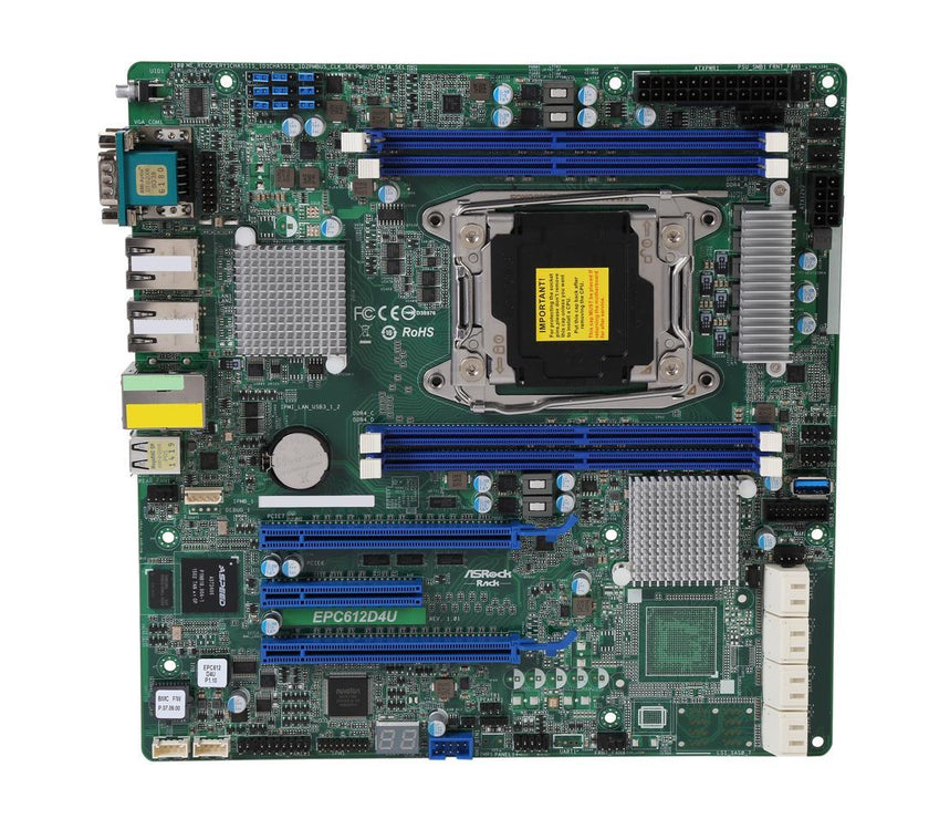 ASRock Rack EPC612D4U uATX Server Motherboard LGA 2011 R3 Intel C612