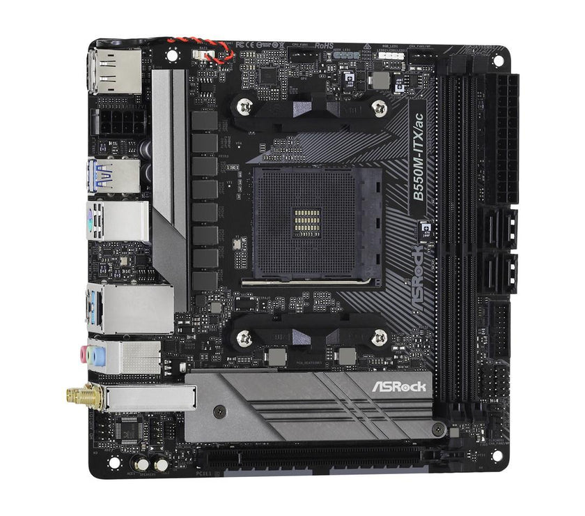 ASRock B550M-ITX/AC AM4 AMD B550 SATA 6Gb/s Mini ITX AMD Motherboard