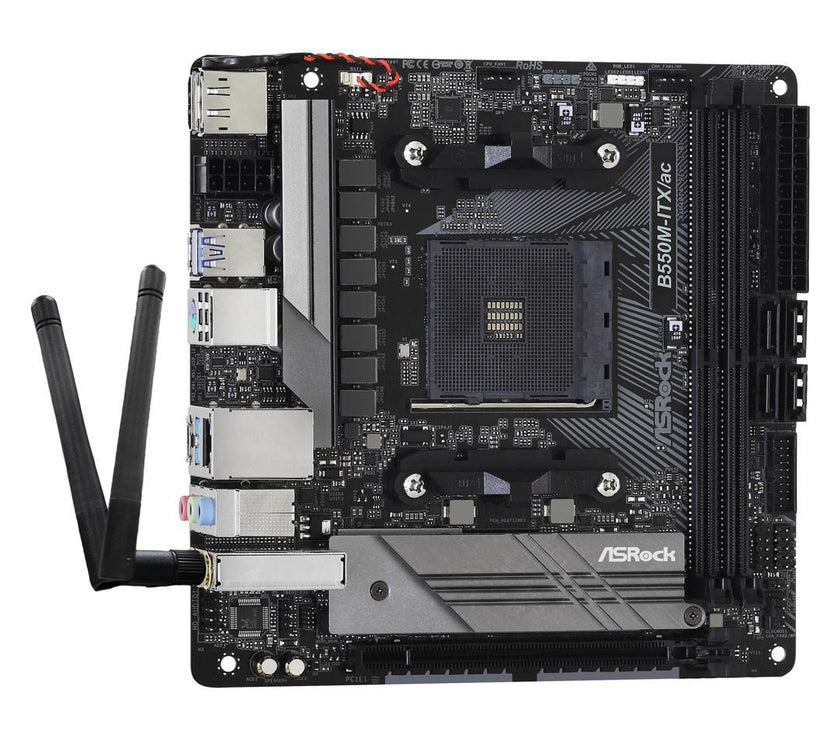 ASRock B550M-ITX/AC AM4 AMD B550 SATA 6Gb/s Mini ITX AMD Motherboard