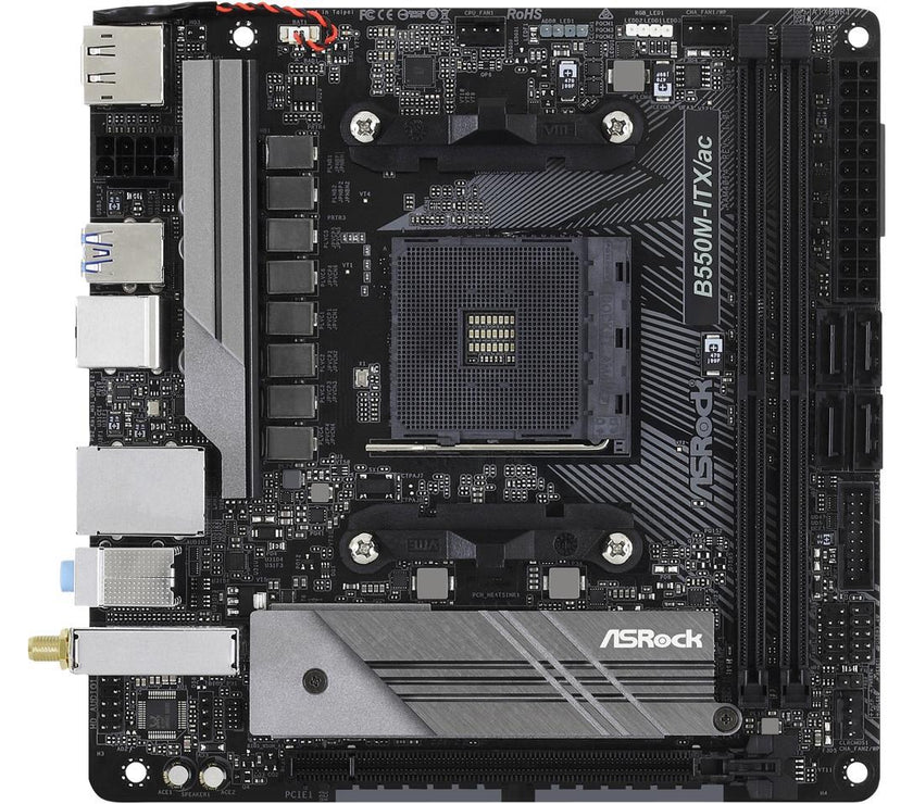 ASRock B550M-ITX/AC AM4 AMD B550 SATA 6Gb/s Mini ITX AMD Motherboard