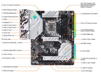 ASRock Z690 Steel Legend LGA 1700 (14th,13th,12th Gen) Intel Z690 SATA 6Gb/s DDR4 ATX Intel Motherboard