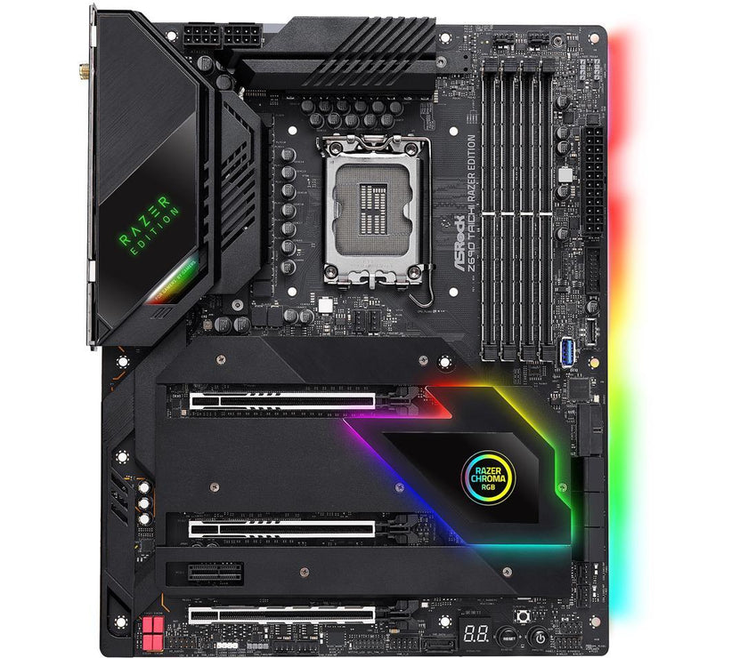 ASRock Z690 Taichi Razer Edition LGA 1700 (14th,13th,12th Gen) Intel Z690 SATA 6Gb/s DDR5 ATX Intel Motherboard