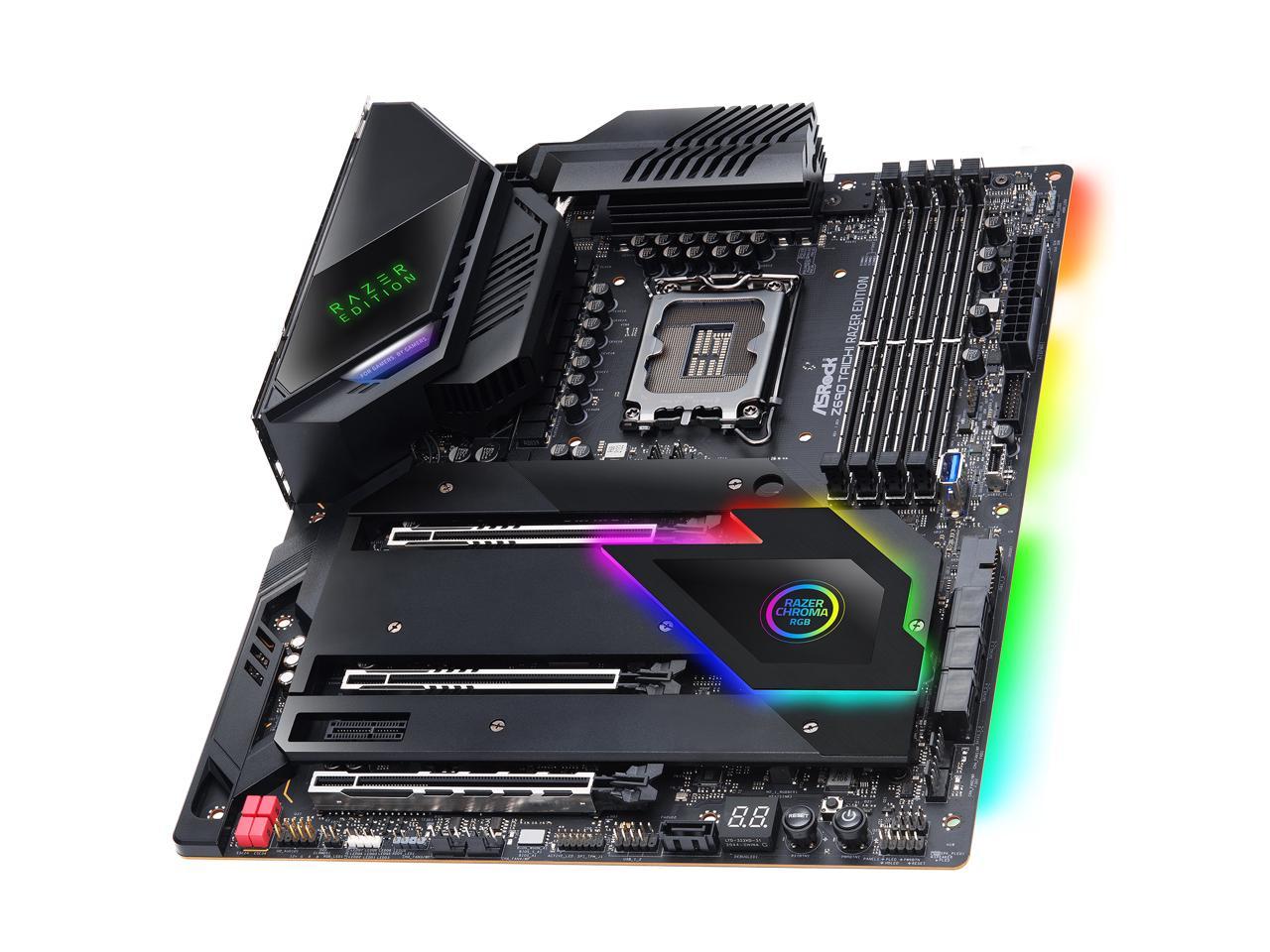 ASRock Z690 Taichi Razer Edition LGA 1700 (14th,13th,12th Gen) Intel Z690 SATA 6Gb/s DDR5 ATX Intel Motherboard