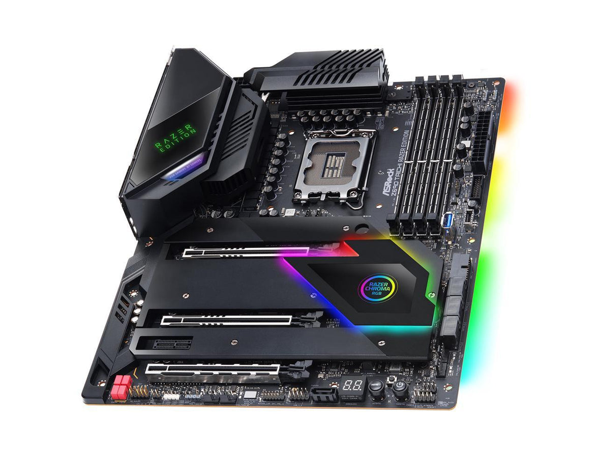 ASRock Z690 Taichi Razer Edition LGA 1700 (14th,13th,12th Gen) Intel Z690 SATA 6Gb/s DDR5 ATX Intel Motherboard