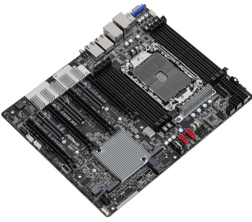 ASRock C621A WS LGA 4189 Intel C621A SATA 6Gb/s ATX Intel Motherboard