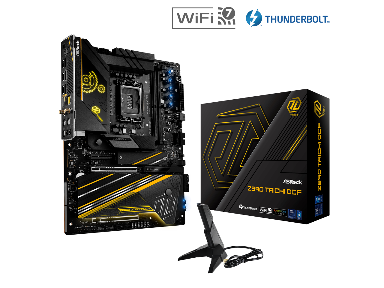 ASRock Z890 Taichi OCF LGA 1851 Intel Z890 SATA 6Gb/s ATX Motherboard