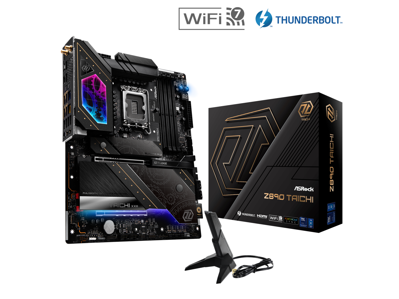 ASRock Z890 Taichi LGA 1851 Intel Z890 SATA 6Gb/s ATX Motherboard