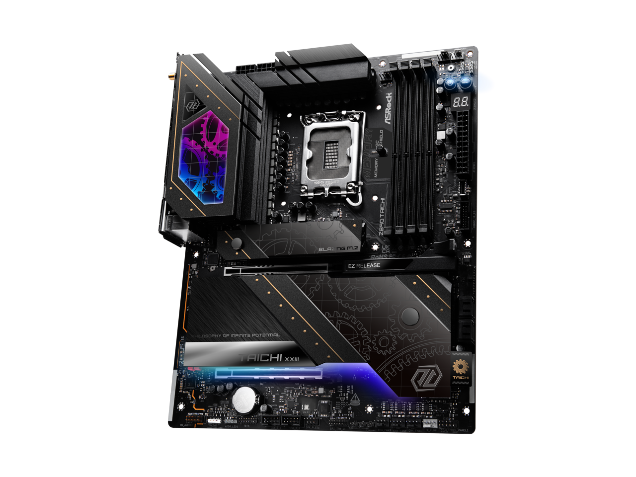 ASRock Z890 Taichi LGA 1851 Intel Z890 SATA 6Gb/s ATX Motherboard