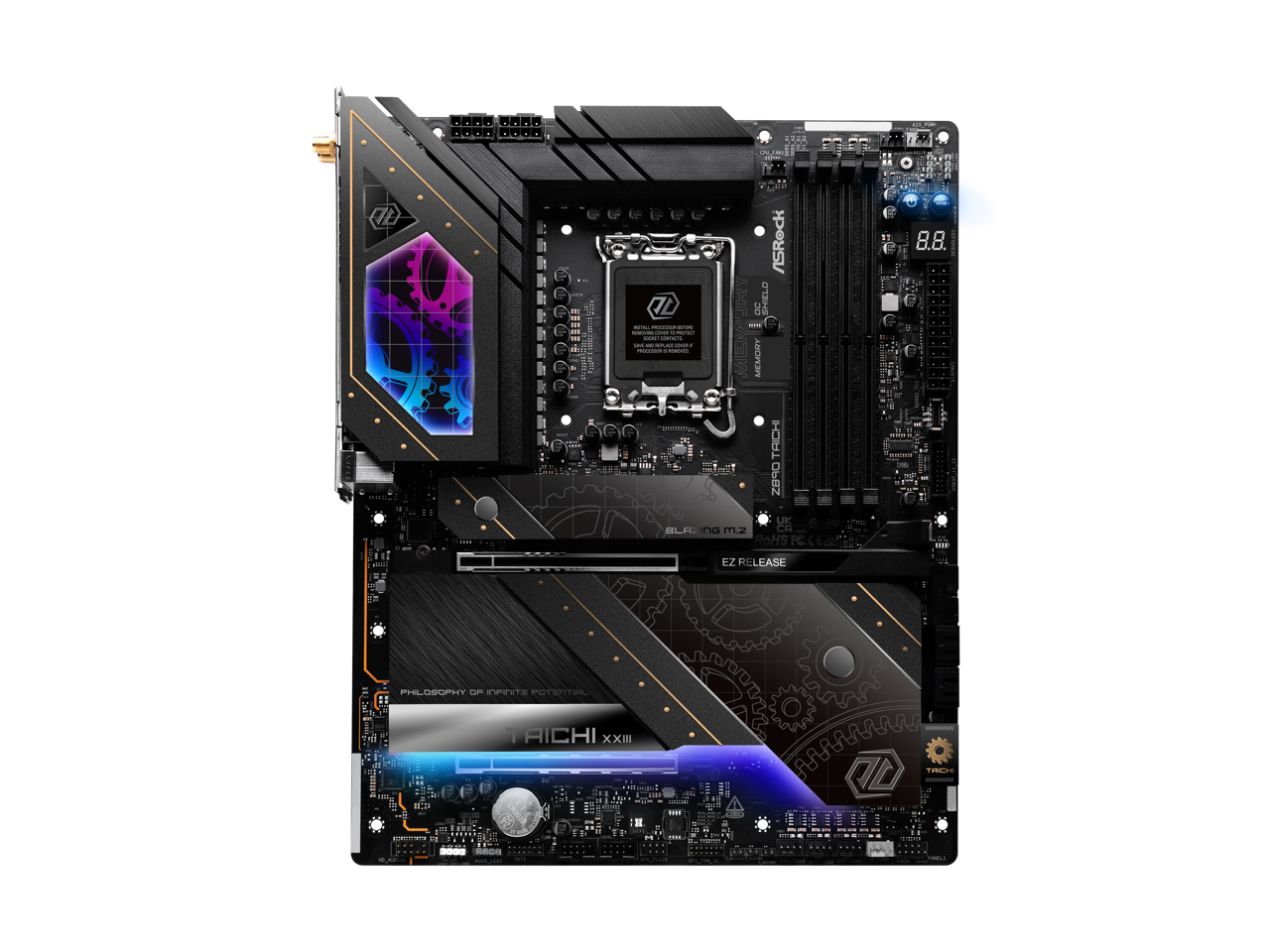 ASRock Z890 Taichi LGA 1851 Intel Z890 SATA 6Gb/s ATX Motherboard