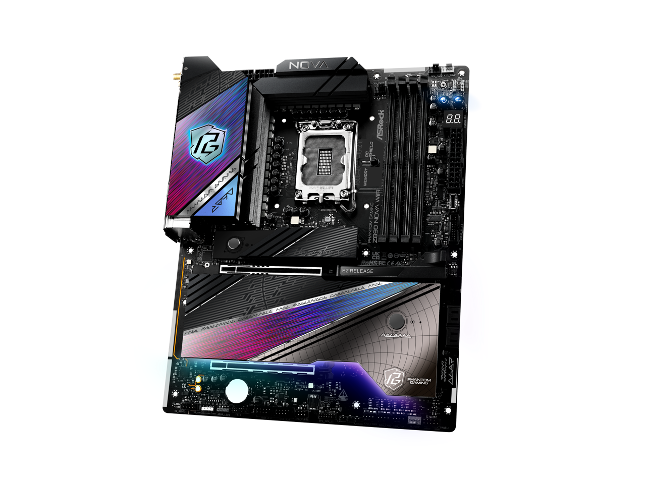 ASRock Z890 Nova WiFi LGA 1851 Intel Z890 SATA 6Gb/s ATX Motherboard