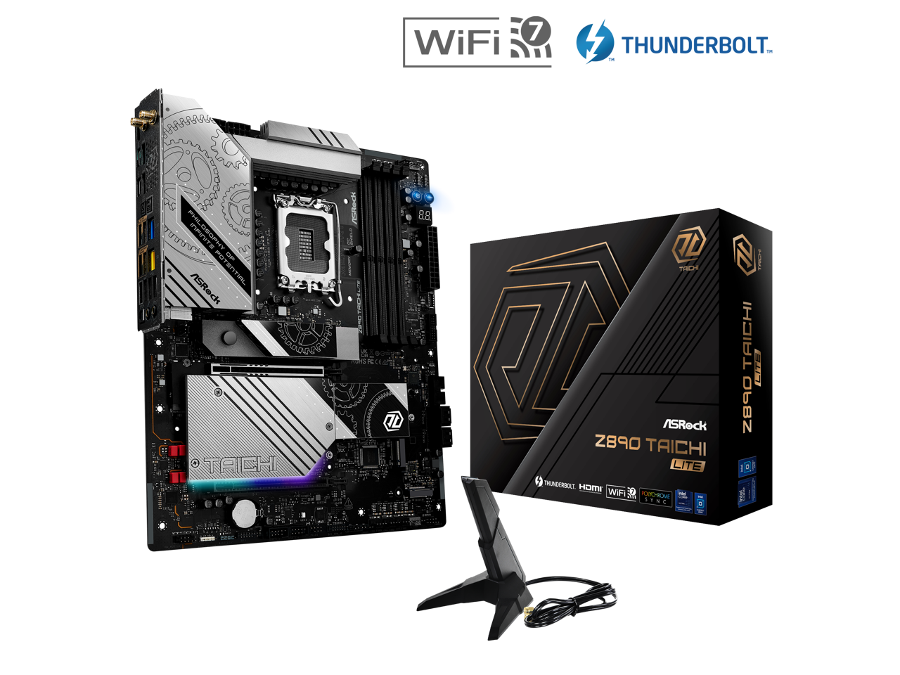 ASRock Z890 Taichi Lite LGA 1851 Intel Z890 SATA 6Gb/s ATX Motherboard