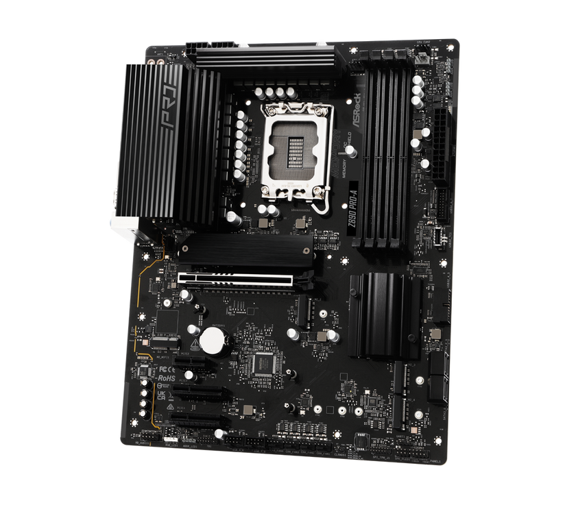 ASRock Z890 Pro-A LGA 1851 Intel Z890 SATA 6Gb/s ATX Motherboard