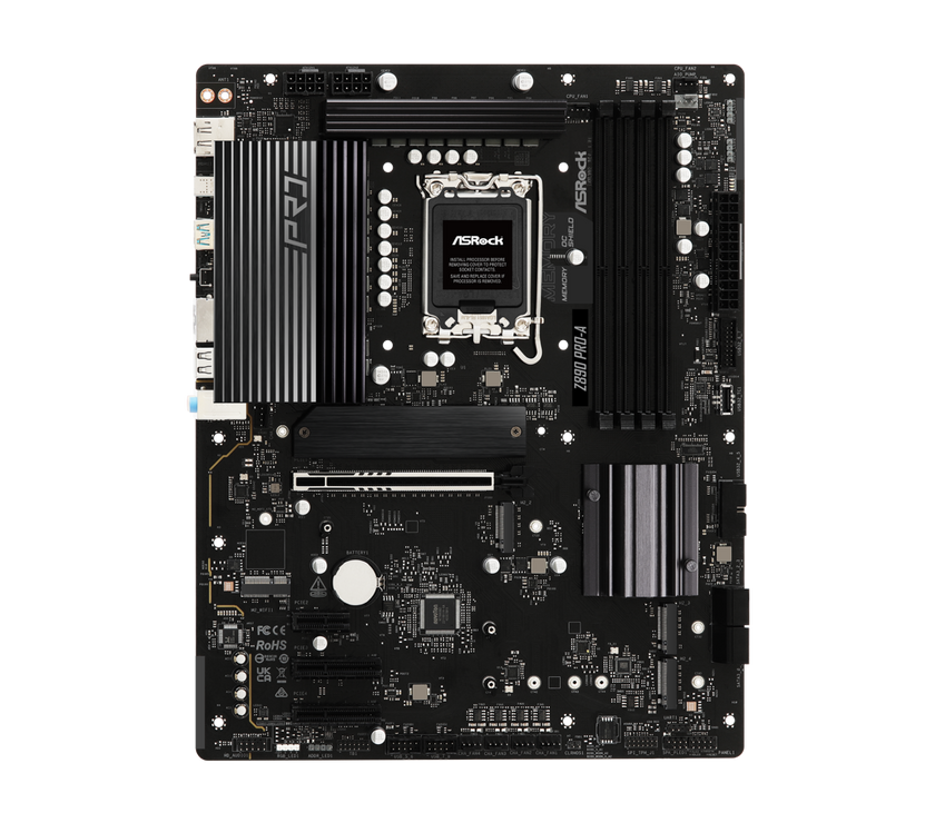 ASRock Z890 Pro-A LGA 1851 Intel Z890 SATA 6Gb/s ATX Motherboard