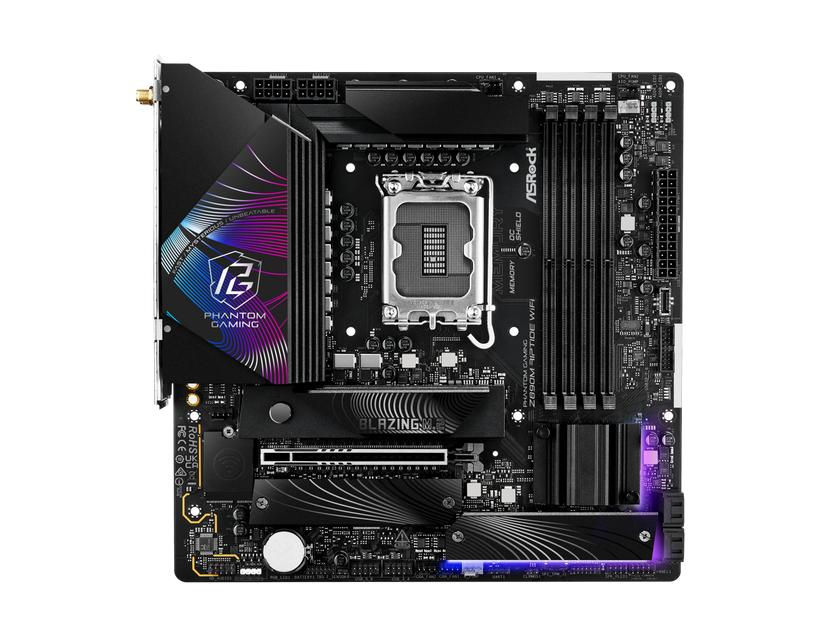 ASRock Z890M Riptide WiFi LGA 1851 Intel Z890 SATA 6Gb/s Micro ATX Motherboard