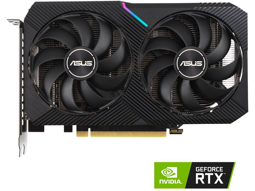 ASUS Dual GeForce RTX 3060 12GB GDDR6 PCI Express 4.0 Video Card DUAL-RTX3060-O12G-V2