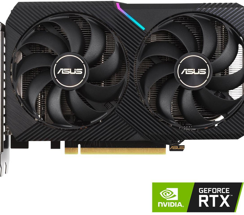 ASUS Dual GeForce RTX 3060 12GB GDDR6 PCI Express 4.0 Video Card DUAL-RTX3060-O12G-V2