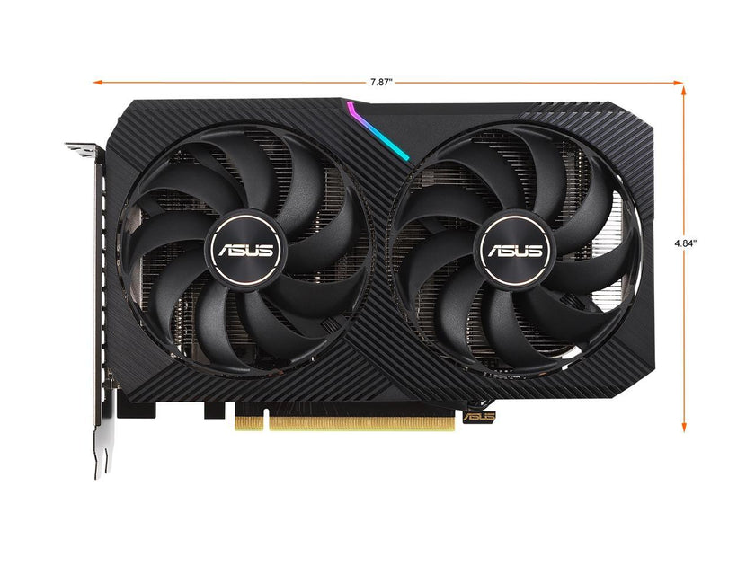 ASUS Dual GeForce RTX 3060 12GB GDDR6 PCI Express 4.0 Video Card DUAL-RTX3060-O12G-V2